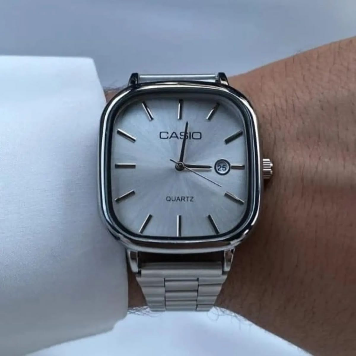 Casio Silver Watch For Men