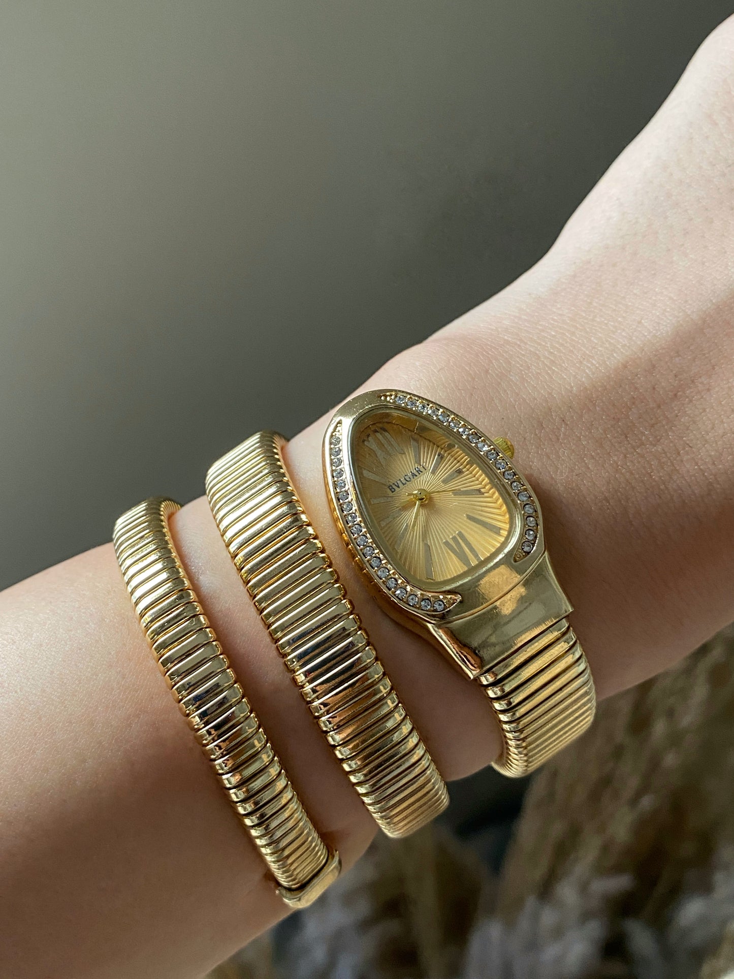 Gold Bvlgari Watch