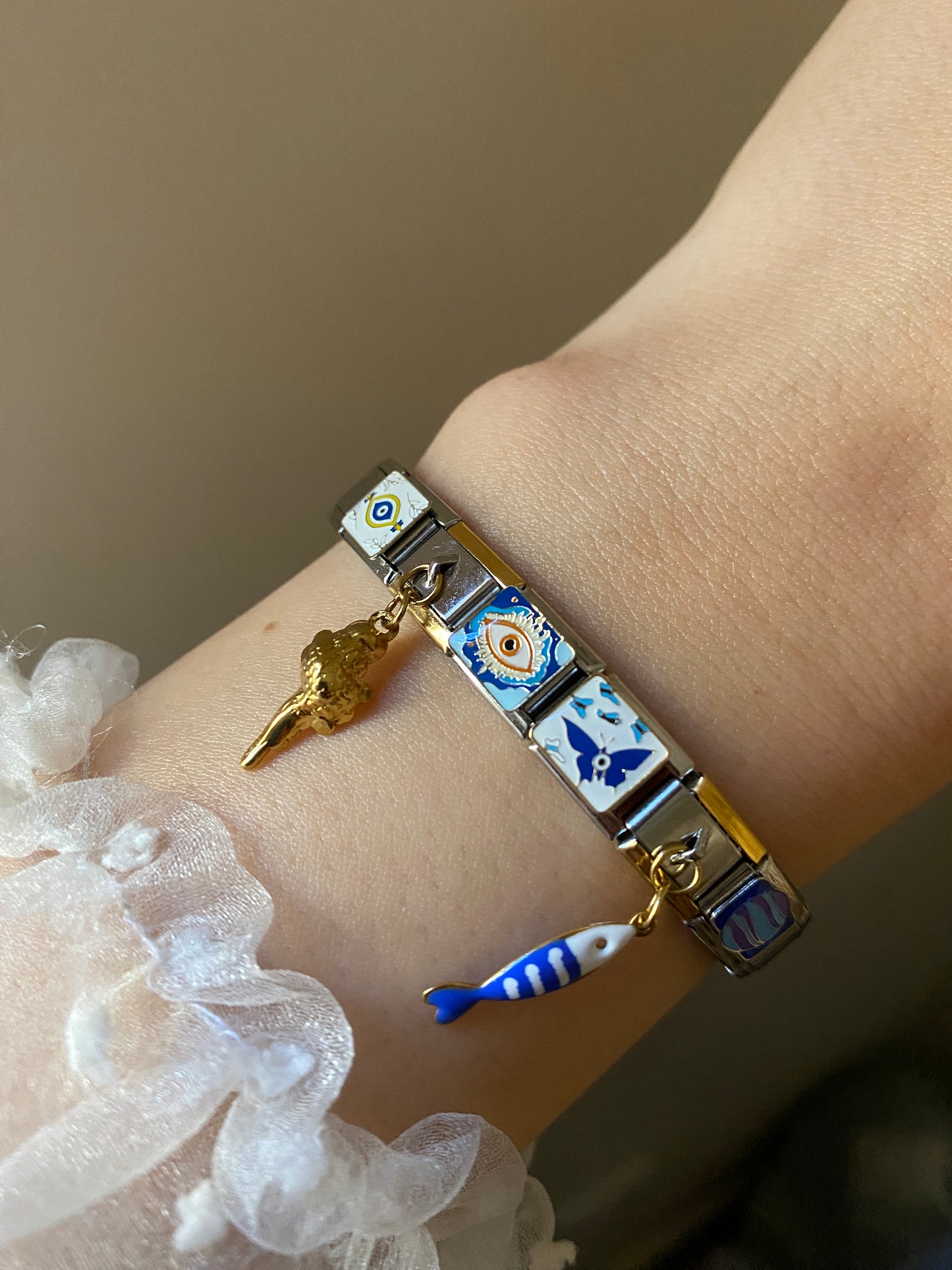 Ocean eye charm