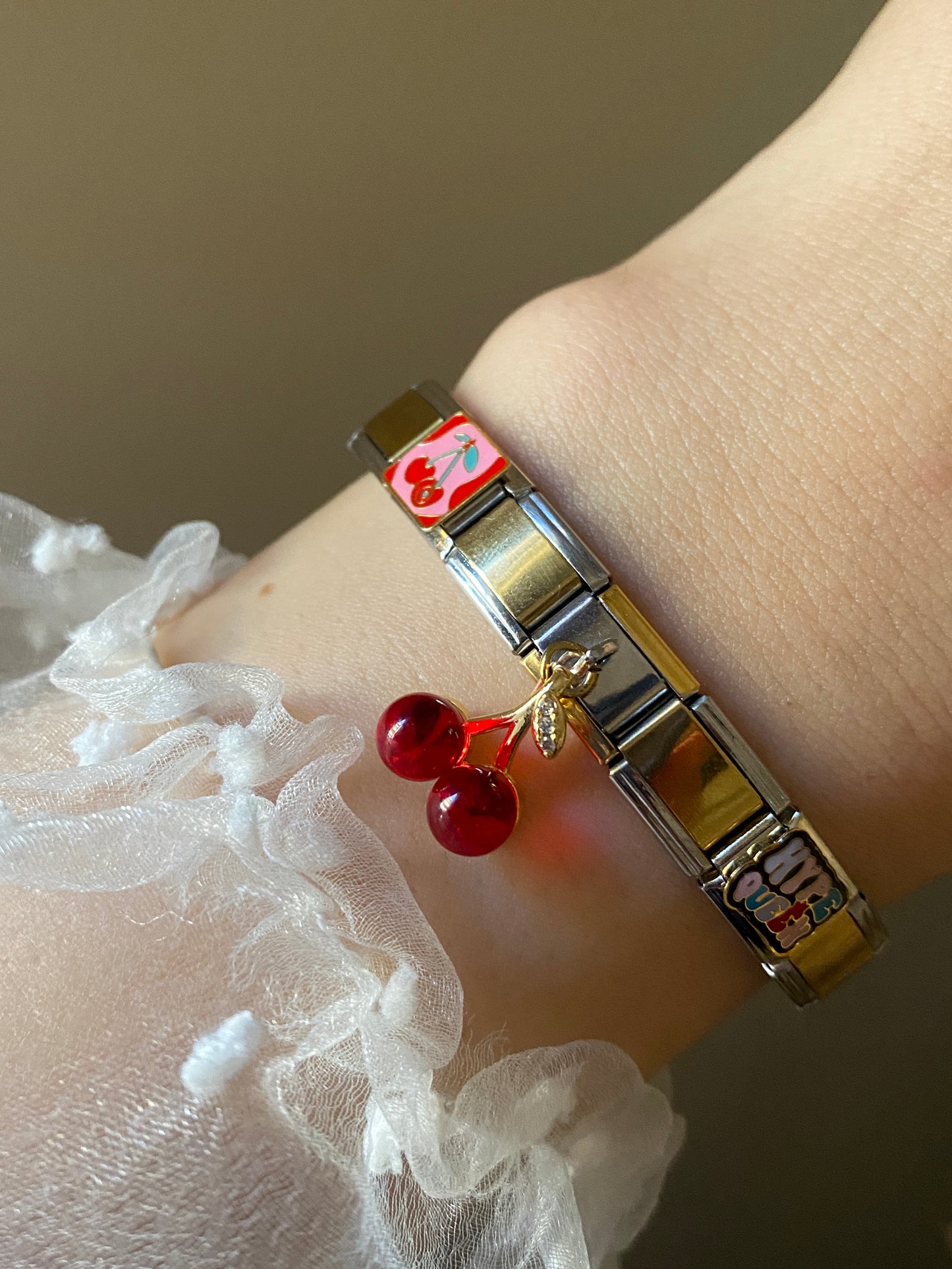 Red Cherry charm