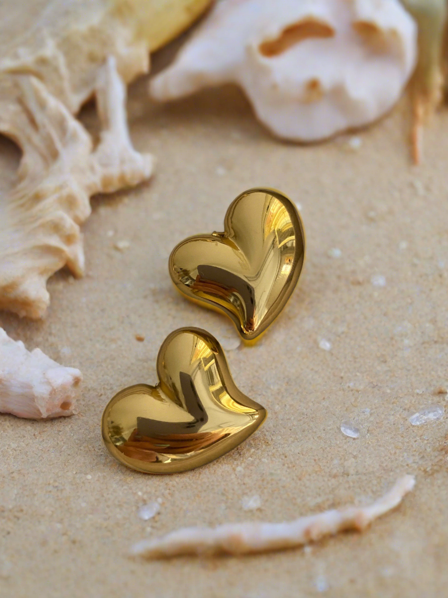 Coquette Heart Hoops