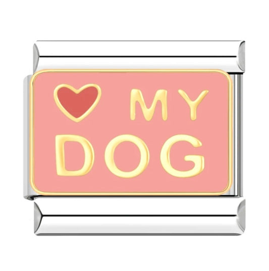 <3 my dog charm