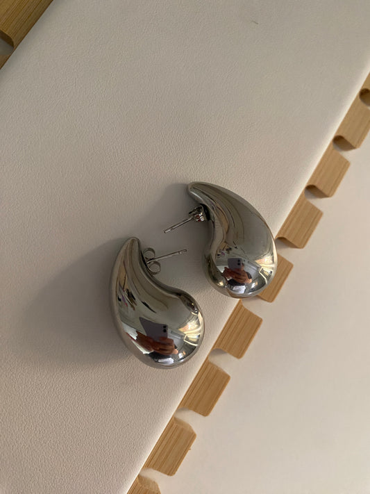 Silver Bottega Earring