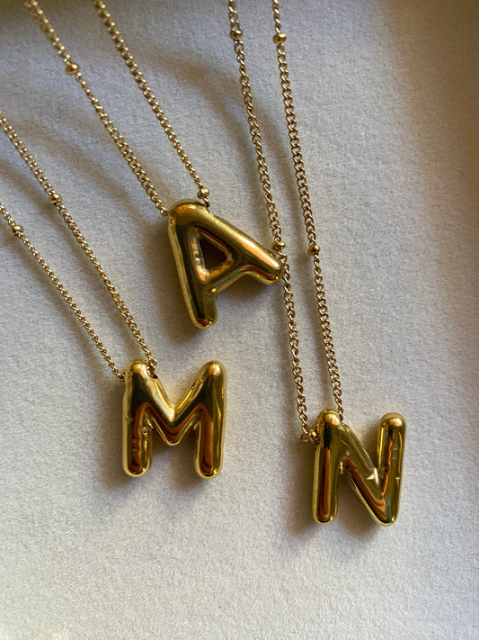 Initial Baloon Necklace