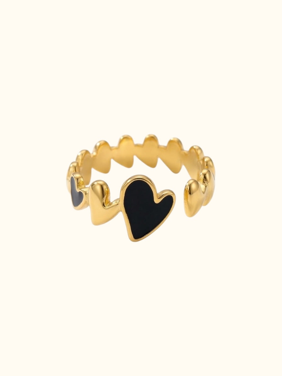 Black Heart Ring