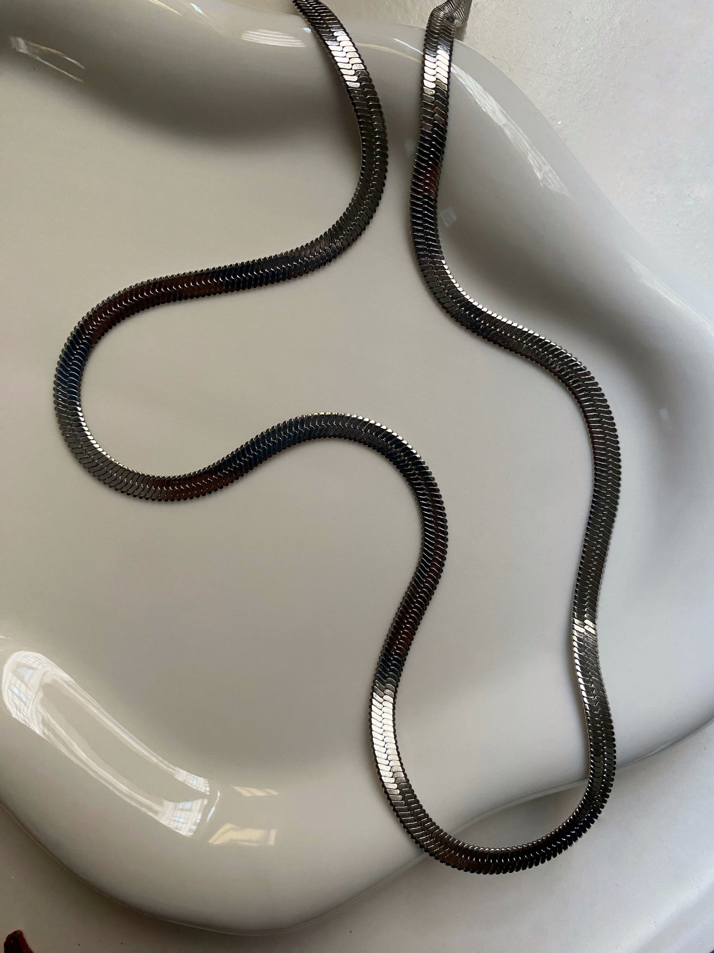 Silver Serpent Necklace
