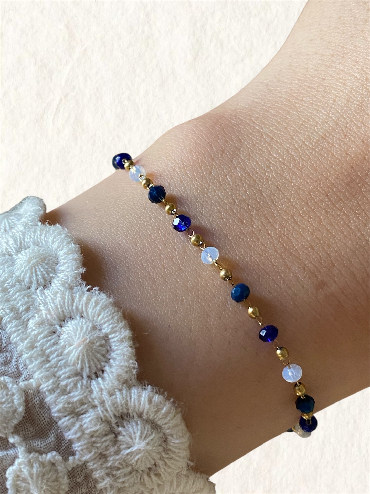 Ocean blue bracelet