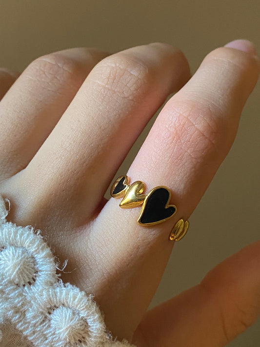 Black Heart Ring