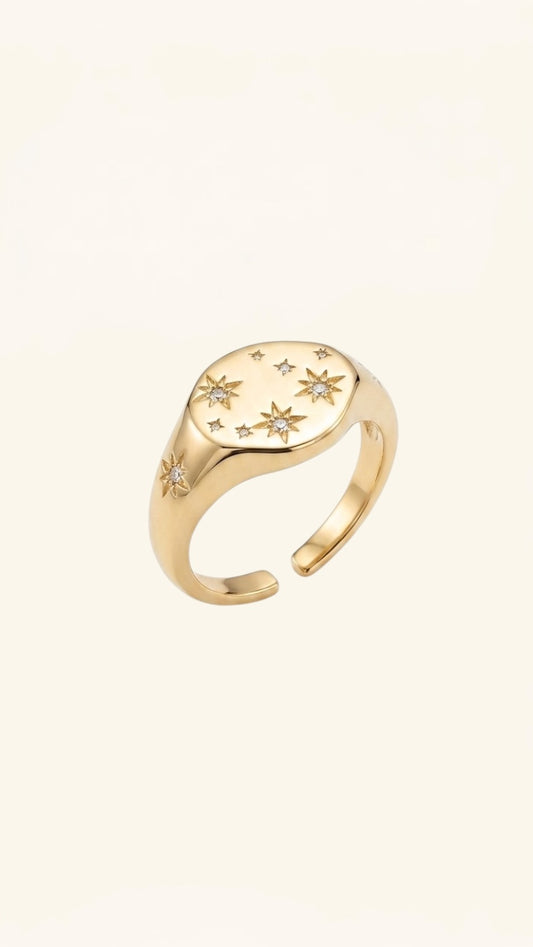 Stardust pinky ring