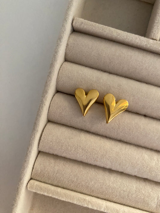 Twin  heart Earring