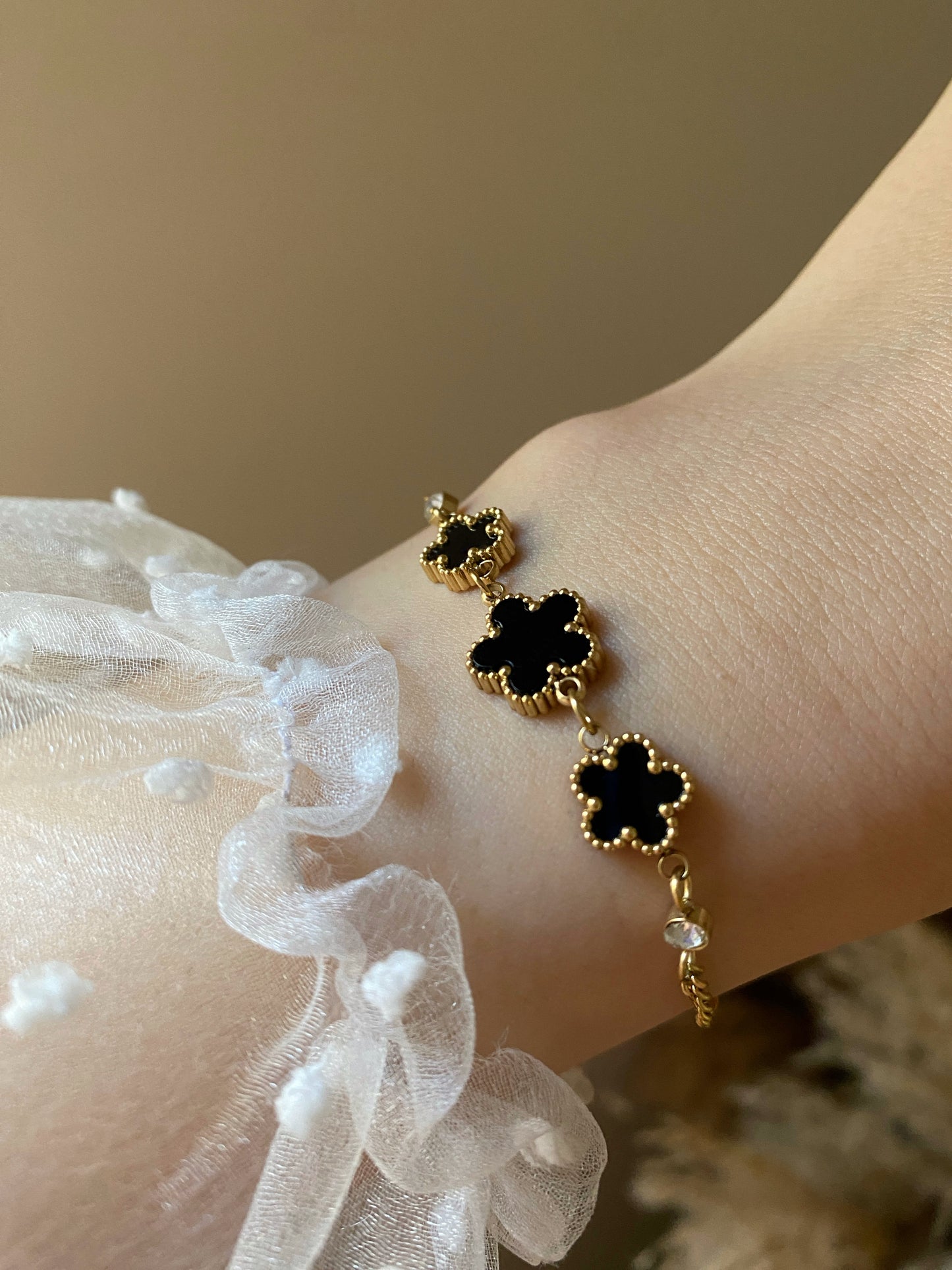 Black Lillies Bracelet