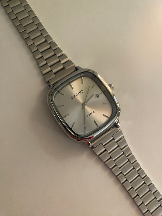 Casio Silver Watch For Men