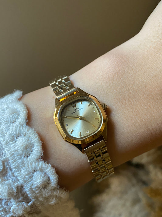 Ibso golden Diagonal watch