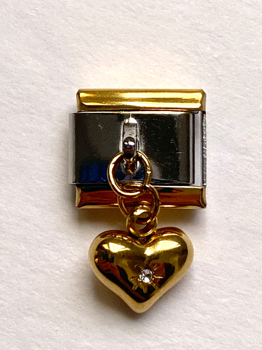 Mini heart charm