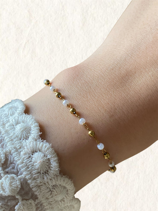 Ivory&gold Bracelet