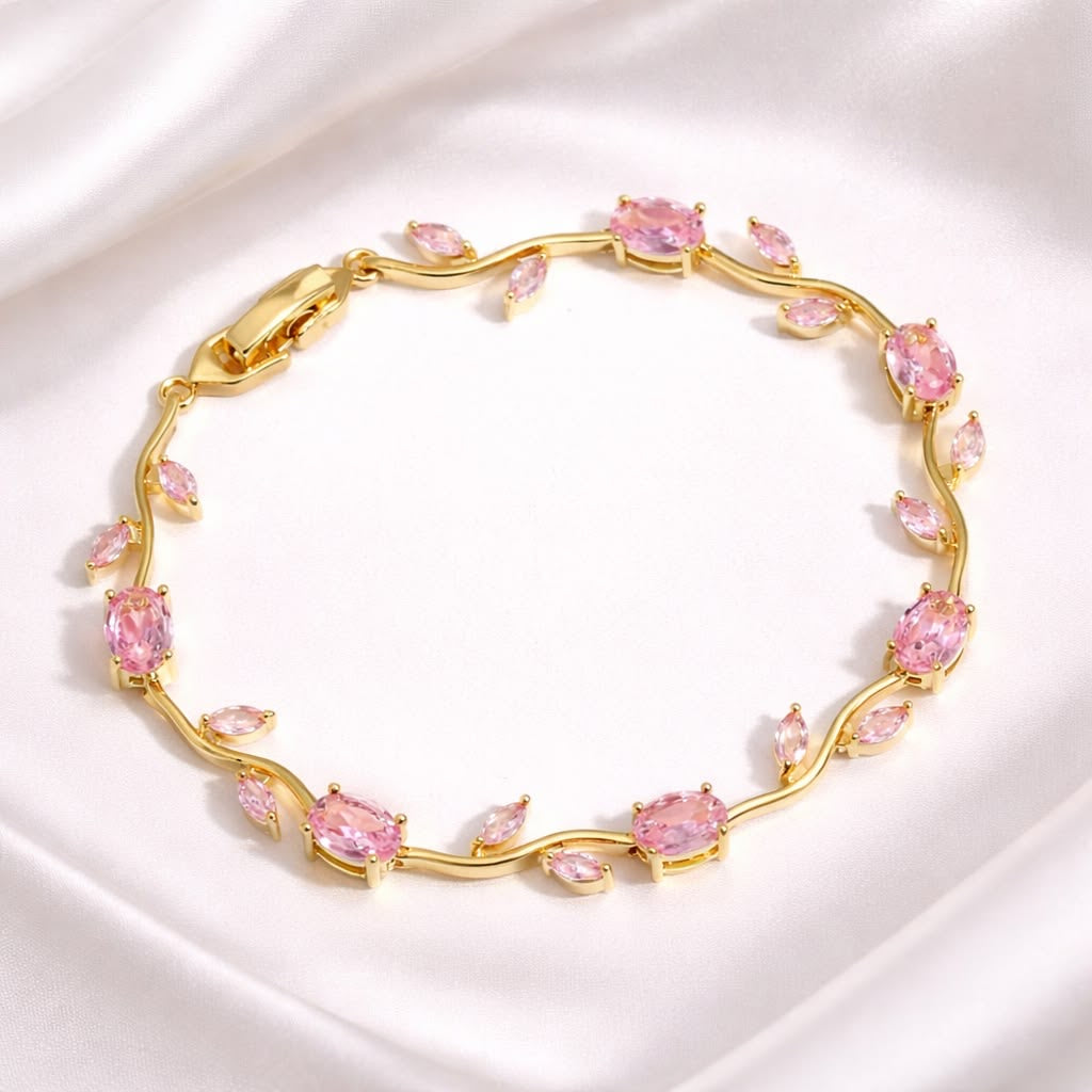 Pink Tulip Bracelet