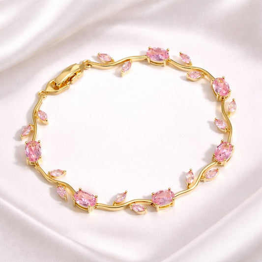 Pink Tulip Bracelet