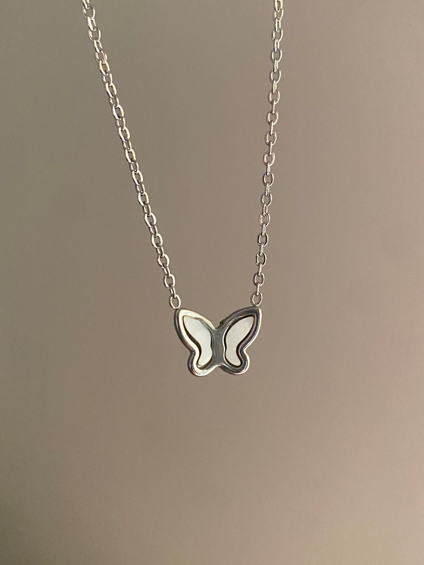 Silver Butterfly necklace
