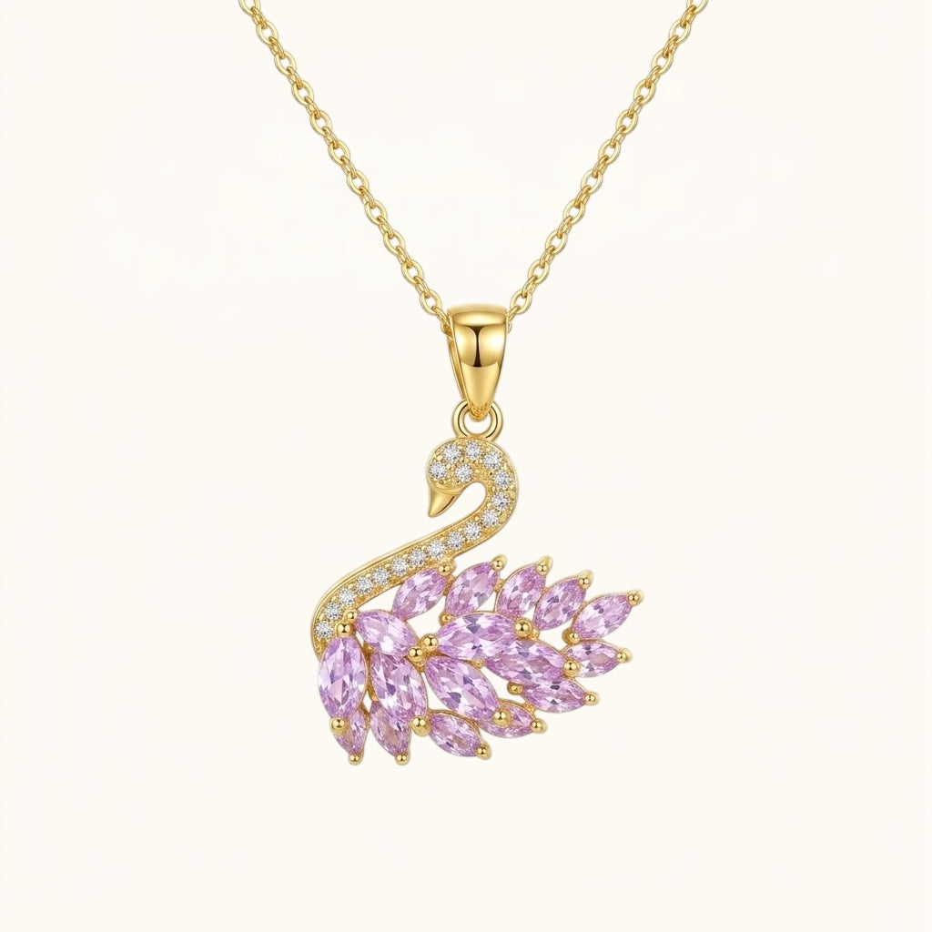 Swarovski swan Necklace