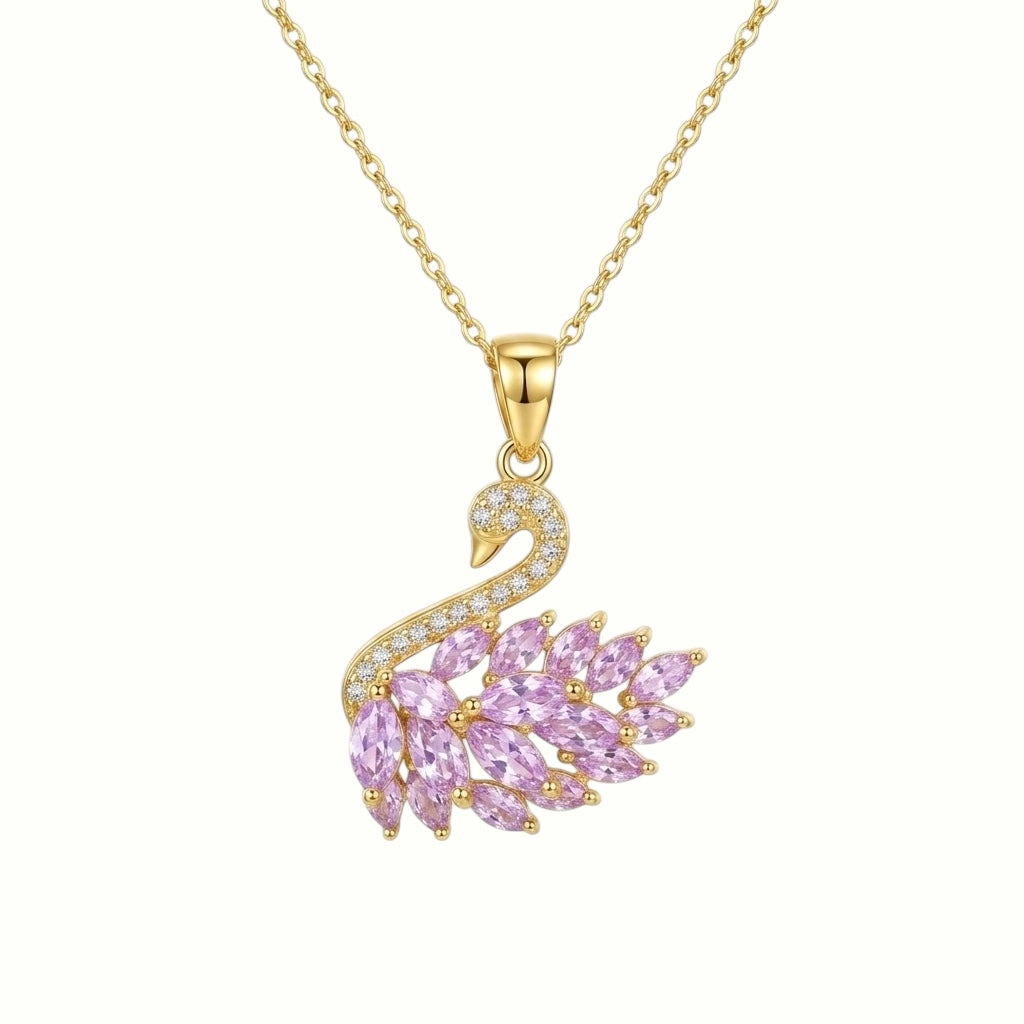 Swarovski swan Necklace