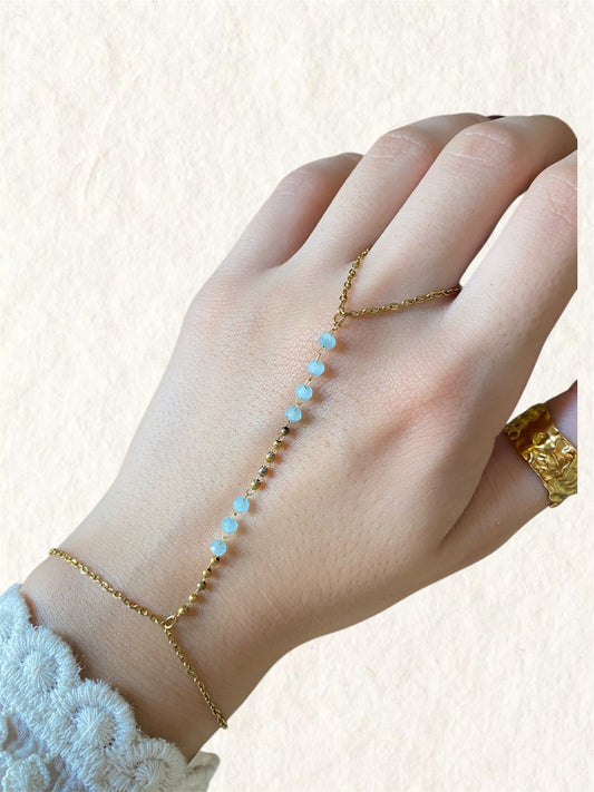 Sapphire flow hand chain