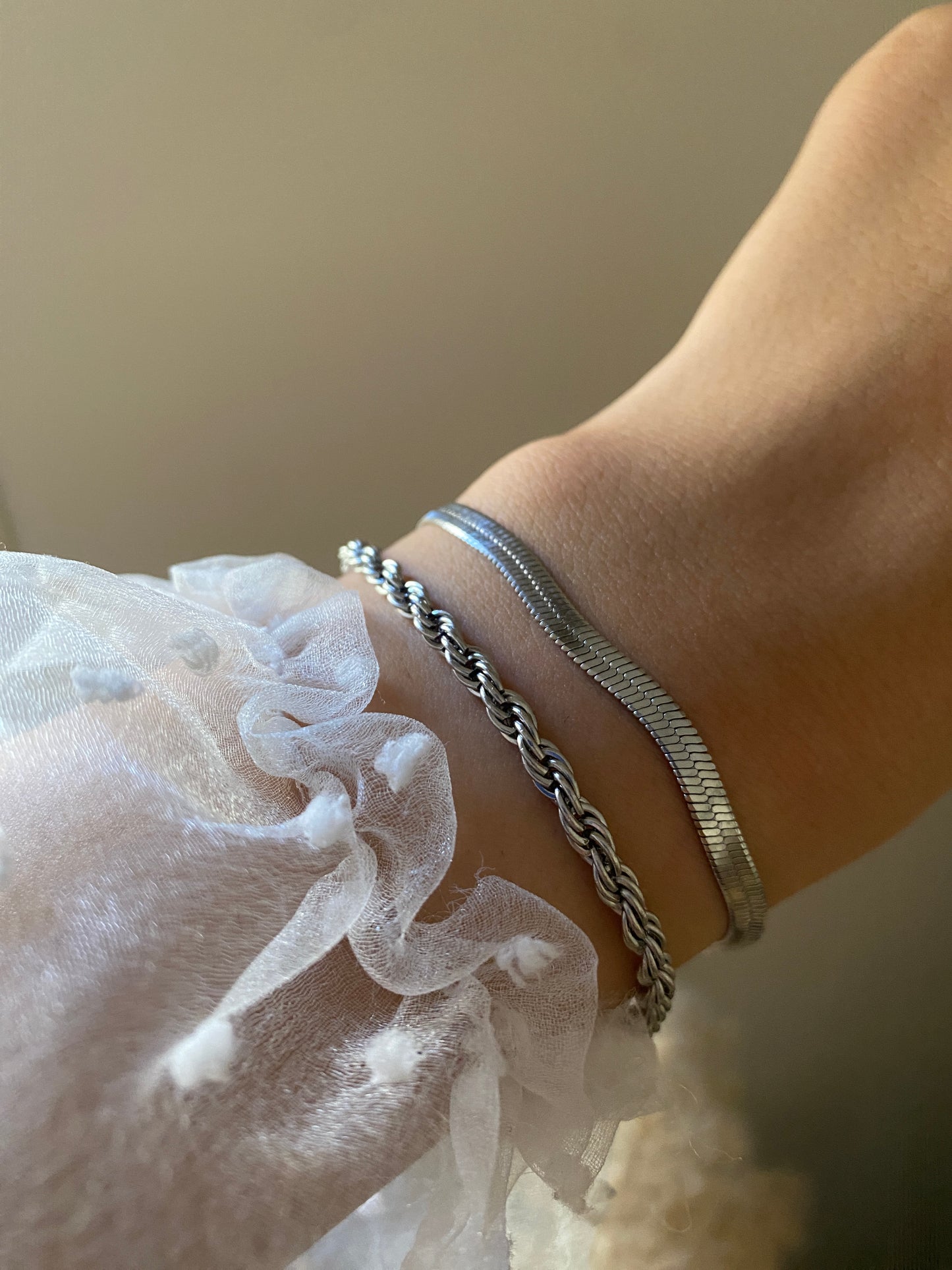 Silver Serpent Bracelet