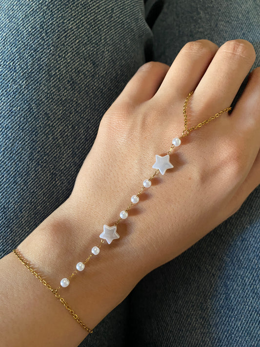 Pearly Star Hand Chain