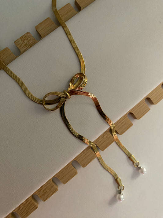 Bow Serpent Necklace
