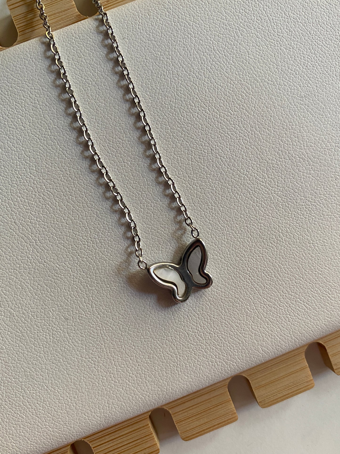 Silver Butterfly necklace