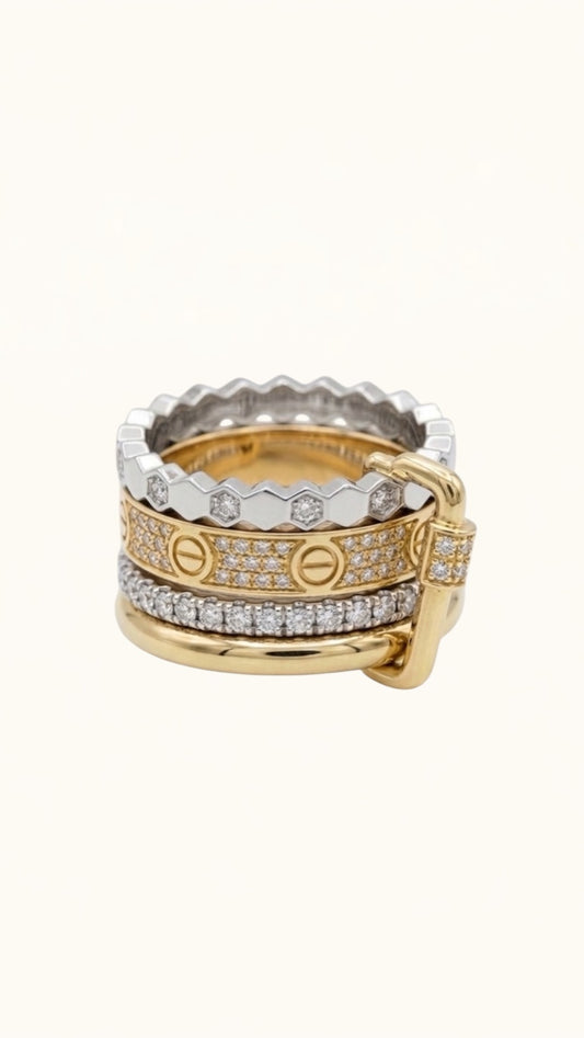 Luxe Cartier stack