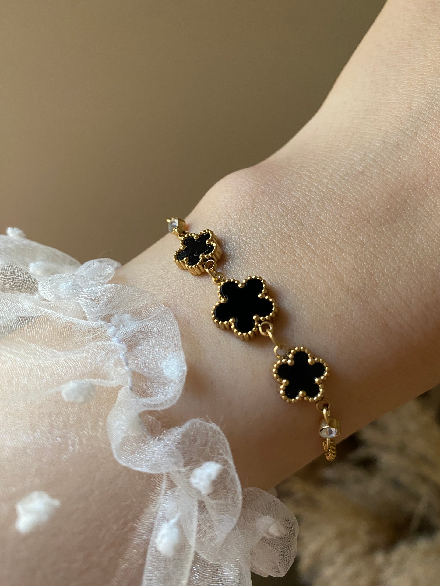 Black Lillies Bracelet