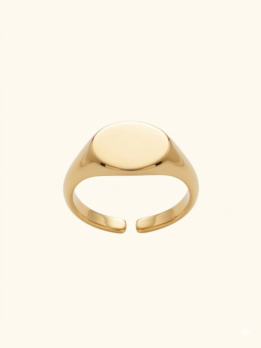 Round pinky ring