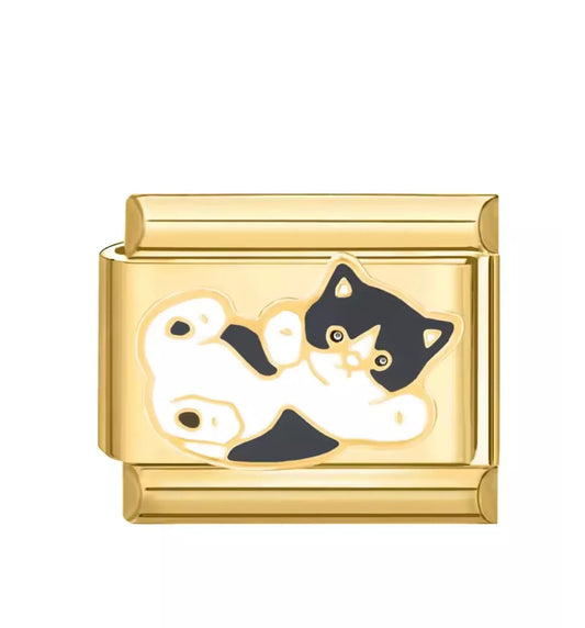 Golden cat Charm