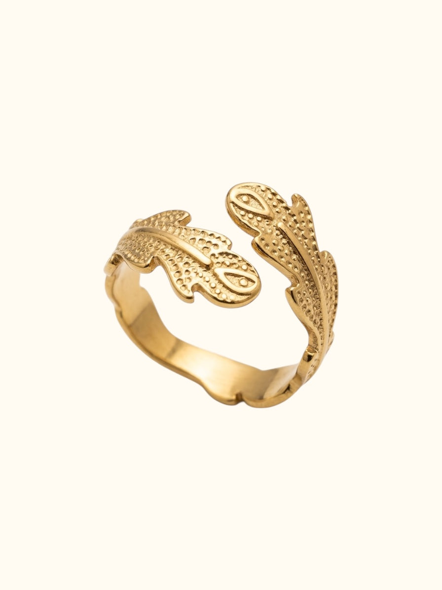 Dual feather ring