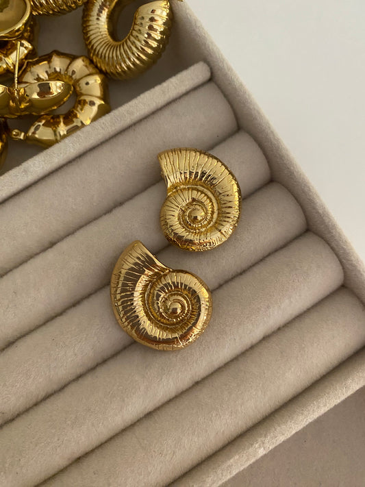 Spiral Shell earrings