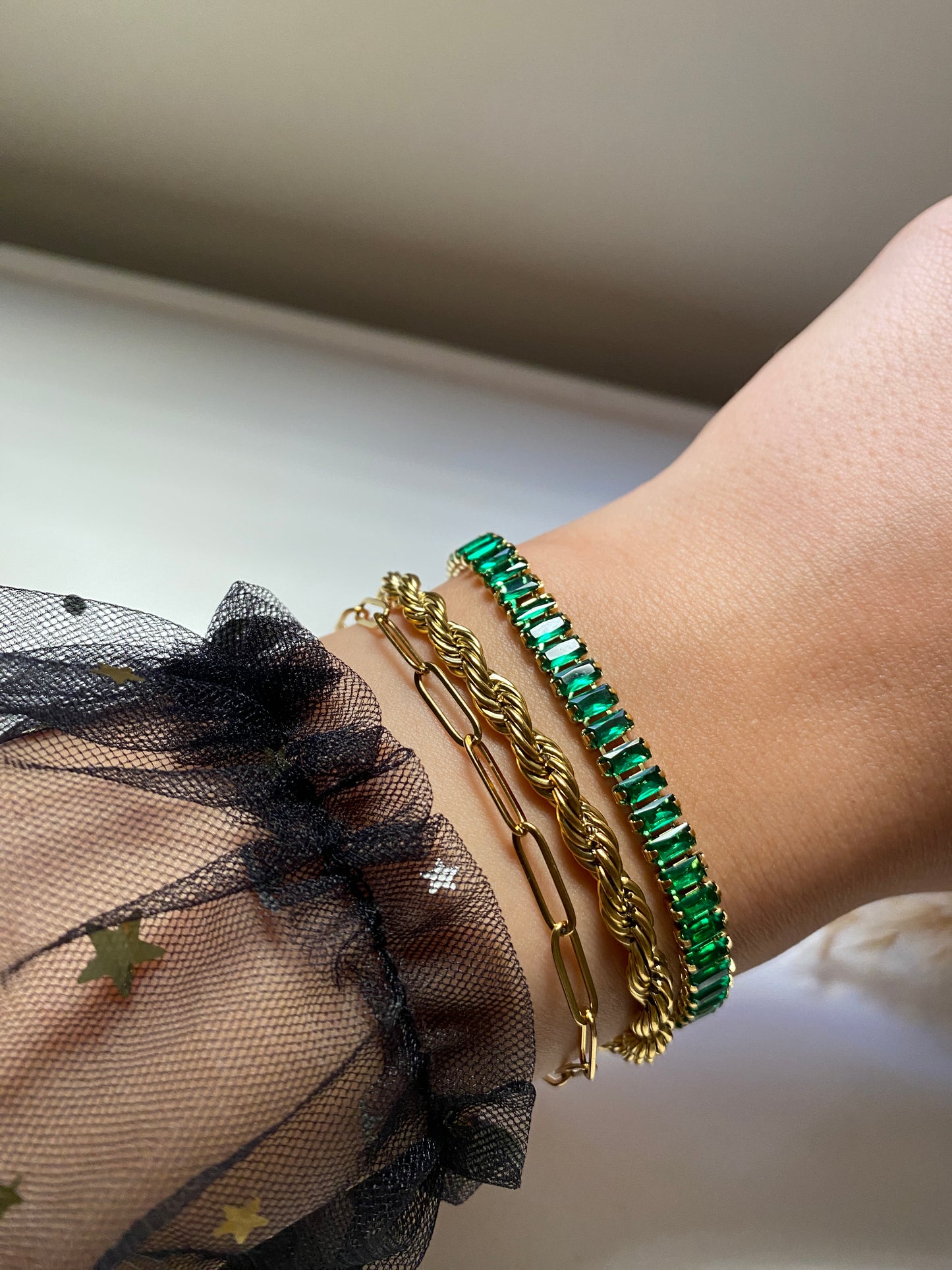 Rectangle Tennis Bracelet